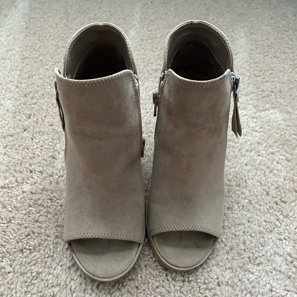 Universal Thread Open Toed Booties - image 1